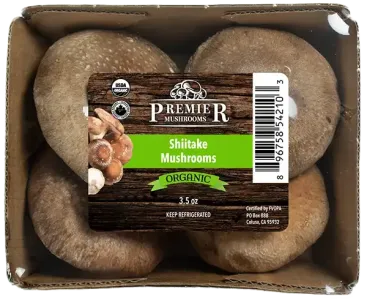 Organic Whole Shiitake Mushrooms