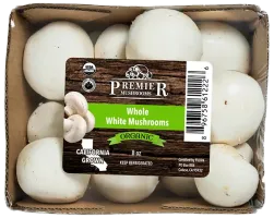Organic Whole White Mushrooms