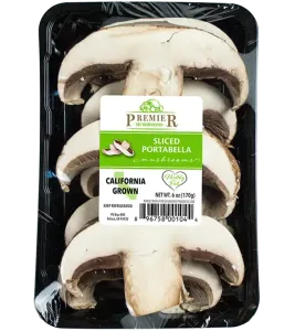 Sliced Portabella Mushrooms