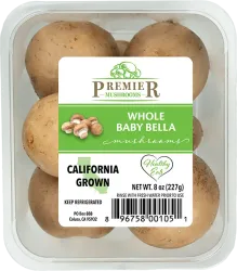Baby Bella Whole Mushrooms