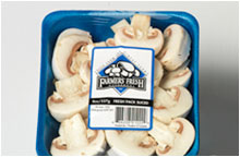 packaged conventional mushrooms